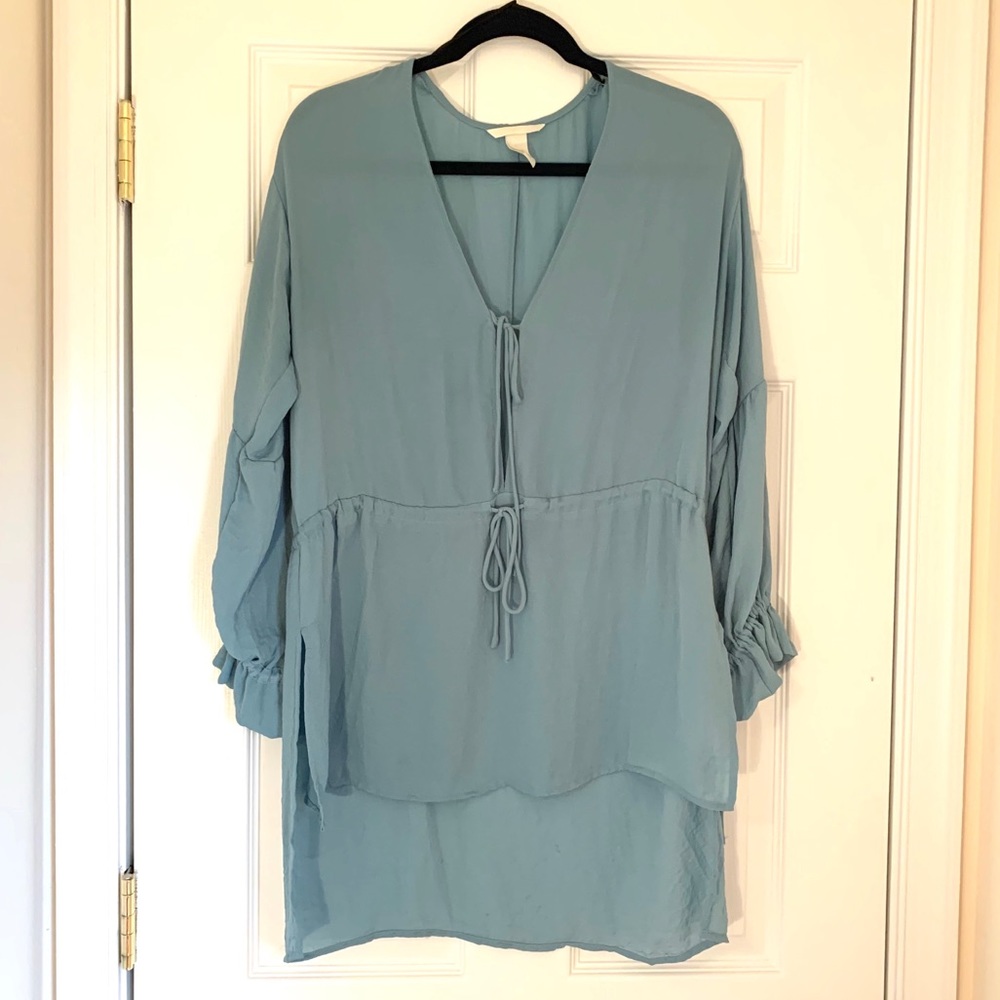 H&M Semi Sheer Top Sz 8